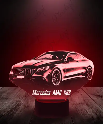 Lampka LED 3D Plexido Mercedes AMG - 1