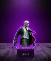 Lampka LED 3D Plexido Hitman Agent 47 - 1