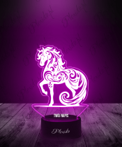 Lampka LED 3D Plexido Unicorn Jednorożec - 2