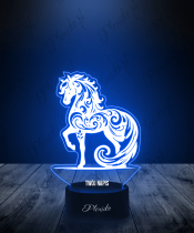 Lampka LED 3D Plexido Unicorn Jednorożec - 3