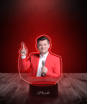 Lampka LED 3D Plexido z Nadrukiem Zenek Martyniuk - 3