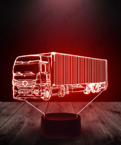 Lampka LED 3D Plexido Ciężarówka Tir Mercedes - 1