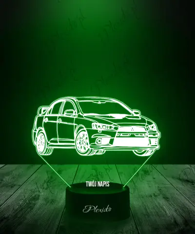 Lampka LED 3D Plexido Mitsubishi Lancer Evolution - 1