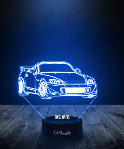 Lampka LED 3D Plexido Samochód Honda S2000 - 1