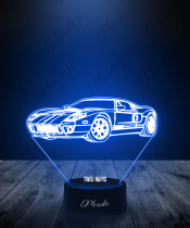 Lampka LED 3D Plexido Samochód Ford GT40 - 1