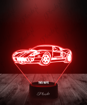 Lampka LED 3D Plexido Samochód Ford GT40 - 2