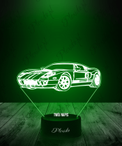 Lampka LED 3D Plexido Samochód Ford GT40 - 3