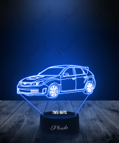 Lampka LED 3D Plexido Samochód Subaru Impreza - 2