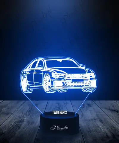 Lampka LED 3D Plexido Samochód Audi S6 - 1