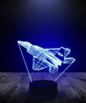 Lampka LED 3D Plexido Odrzutowiec - 1