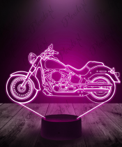 Lampka LED 3D Plexido Motocykl Harley - 2