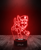 Lampka LED 3D Plexido Chase Psi Patrol - 3