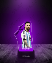 Lampka LED 3D Plexido z Nadrukiem Piłkarz Lionel Messi - 2