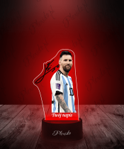 Lampka LED 3D Plexido z Nadrukiem Piłkarz Lionel Messi - 3