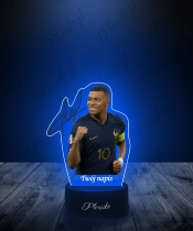 Lampka LED 3D Plexido z Nadrukiem Kylian Mbappe - 2