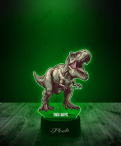 Lampka LED 3D Plexido z Nadrukiem Dinozaur Tyranozaur T-Rex - 3