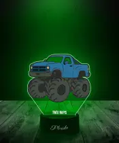 Lampka LED 3D Plexido z Nadrukiem Monster Truck - 4