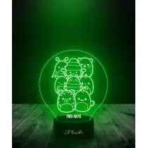 Lampka LED 3D Plexido Squishmallows Zwierzęta - 2