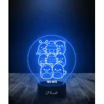 Lampka LED 3D Plexido Squishmallows Zwierzęta - 3