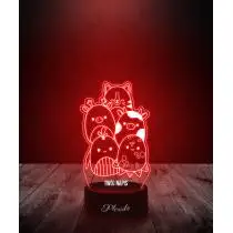 Lampka LED 3D Plexido Zwierzątka Squishmallows - 2