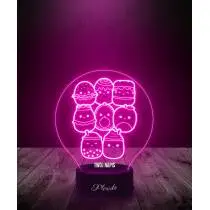 Lampka LED 3D Plexido Squishmallows Jedzonko - 2