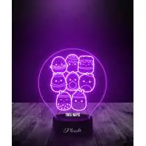 Lampka LED 3D Plexido Squishmallows Jedzonko - 3