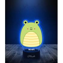 Lampka LED 3D Plexido z Nadrukiem Squishmallows Żaba - 1