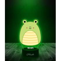 Lampka LED 3D Plexido z Nadrukiem Squishmallows Żaba - 2