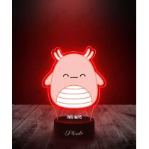 Lampka LED 3D Plexido z Nadrukiem Axolotl Squishmallows - 2