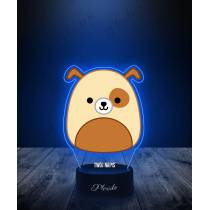 Lampka LED 3D Plexido z Nadrukiem Squishmallows Pies - 1