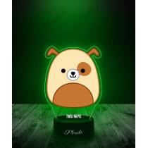 Lampka LED 3D Plexido z Nadrukiem Squishmallows Pies - 2