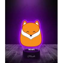 Lampka LED 3D Plexido z Nadrukiem Squishmallows Lis - 1