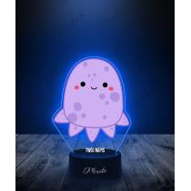 Lampka LED 3D Plexido z Nadrukiem Squishmallows Ośmiornica - 2