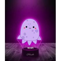 Lampka LED 3D Plexido z Nadrukiem Squishmallows Ośmiornica - 3