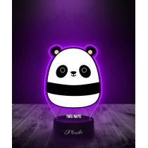 Lampka LED 3D Plexido z Nadrukiem Squishmallows Panda - 1