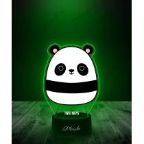 Lampka LED 3D Plexido z Nadrukiem Squishmallows Panda - 3