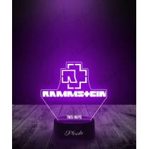 Lampka LED 3D Plexido Rammstein Logo - 1