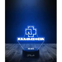 Lampka LED 3D Plexido Rammstein Logo - 2