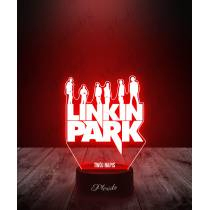 Lampka LED 3D Plexido Muzyka Metal Linkin Park - 3