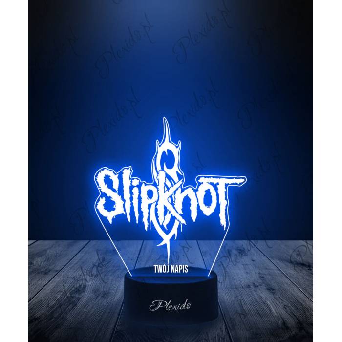 Lampka LED 3D Plexido Logo Slipknot - 1