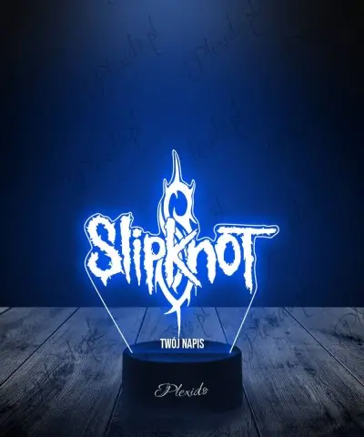 Lampka LED 3D Plexido Logo Slipknot - 1