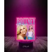 Lampka LED 3D Plexido z Nadrukiem Piosenkarka Britney Spears - 1