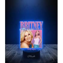 Lampka LED 3D Plexido z Nadrukiem Piosenkarka Britney Spears - 2