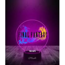 Lampka LED 3D Plexido z Nadrukiem Gra Final Fantasy Logo - 2