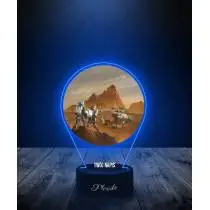 Lampka LED 3D Plexido z Nadrukiem Gra Terraformacja Marsa - 3