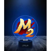 Lampka LED 3D Plexido z Nadrukiem Gra Metin 2 Logo M2 - 1