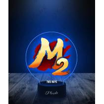 Lampka LED 3D Plexido z Nadrukiem Gra Metin 2 Logo M2 - 1