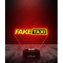 Lampka LED 3D Plexido z Nadrukiem Fake Taxi - 1