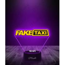 Lampka LED 3D Plexido z Nadrukiem Fake Taxi - 2