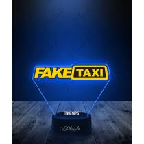 Lampka LED 3D Plexido z Nadrukiem Fake Taxi - 3